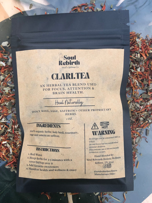 Clari.Tea - Brain Health and Focus Herbal Blend